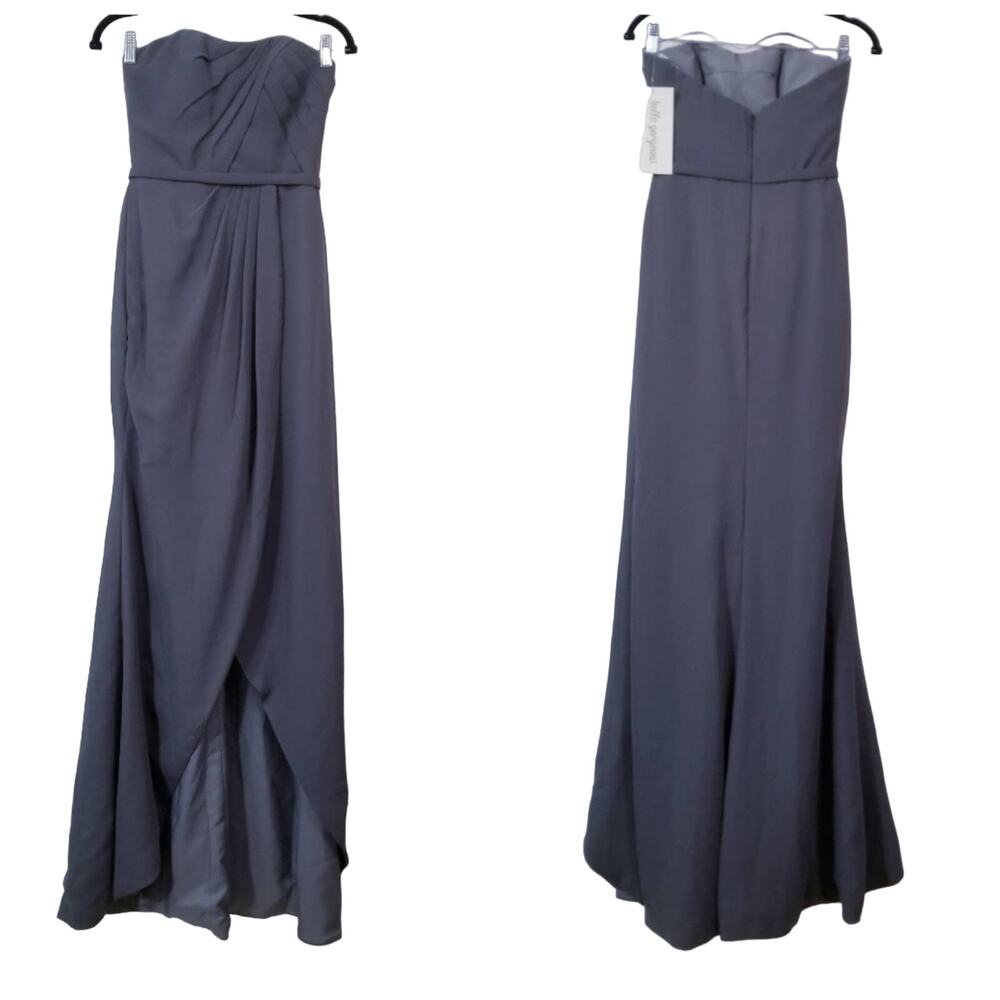 Kleinfeld Gray Bridesmaid Long Dress